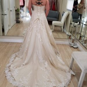 Chiffon and Lace Wedding Dress
